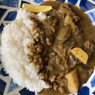 レモン牛肉カレー